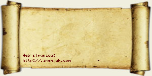 Ignjatije Kožovac vizit kartica